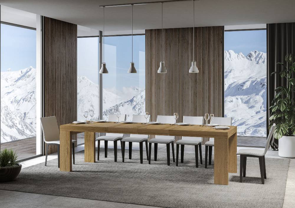 Itamoby Tavolo allungabile 90×180/284 cm Roxell Premium Quercia Natura Super Saving Price