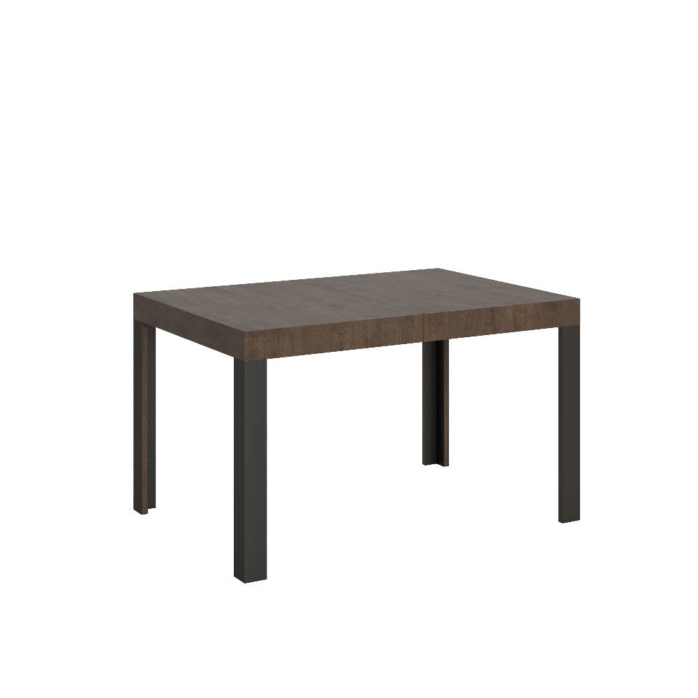 Itamoby Tavolo Linea Allungabile piano Noce 90×130 Allungato 234 telaio Antracite Sostegno trimestrale