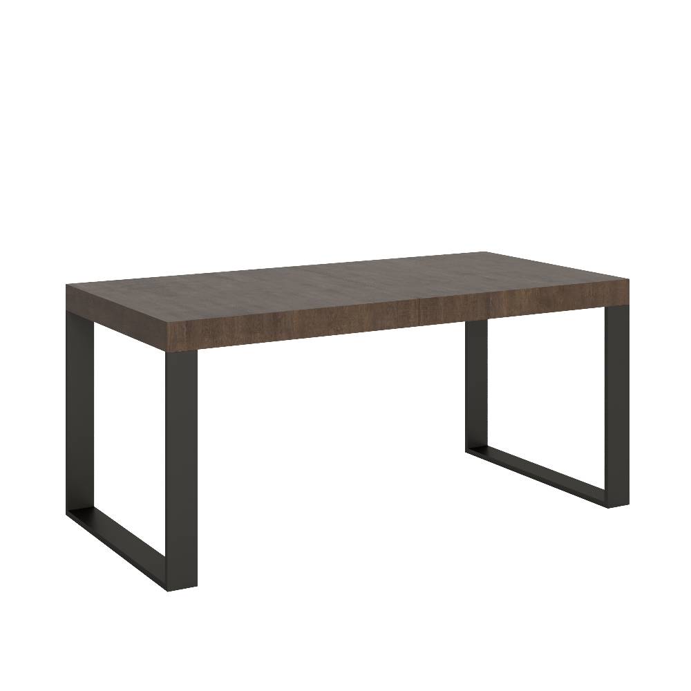 Itamoby Tavolo Tecno Premium Allungabile piano Noce 90×180 Allungato 284 telaio Antracite I Più Venduti