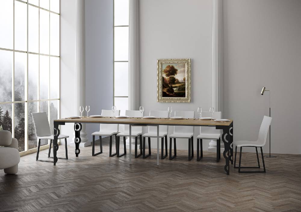 Itamoby Consolle Karamay Evolution Quercia Natura telaio Antracite Shopping online