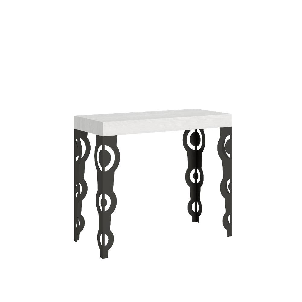 Itamoby Consolle Karamay Small Bianco Frassino telaio Antracite Offerta migliore