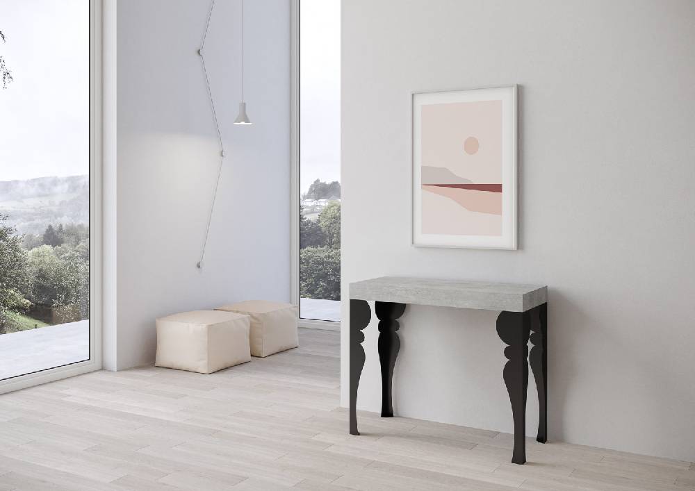 Itamoby Consolle Paxon Premium Cemento telaio Antracite Online Outlet