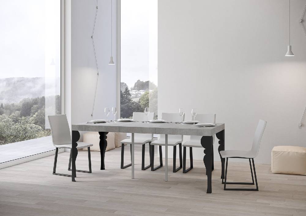 Itamoby Consolle Paxon Premium Cemento telaio Antracite Online Outlet
