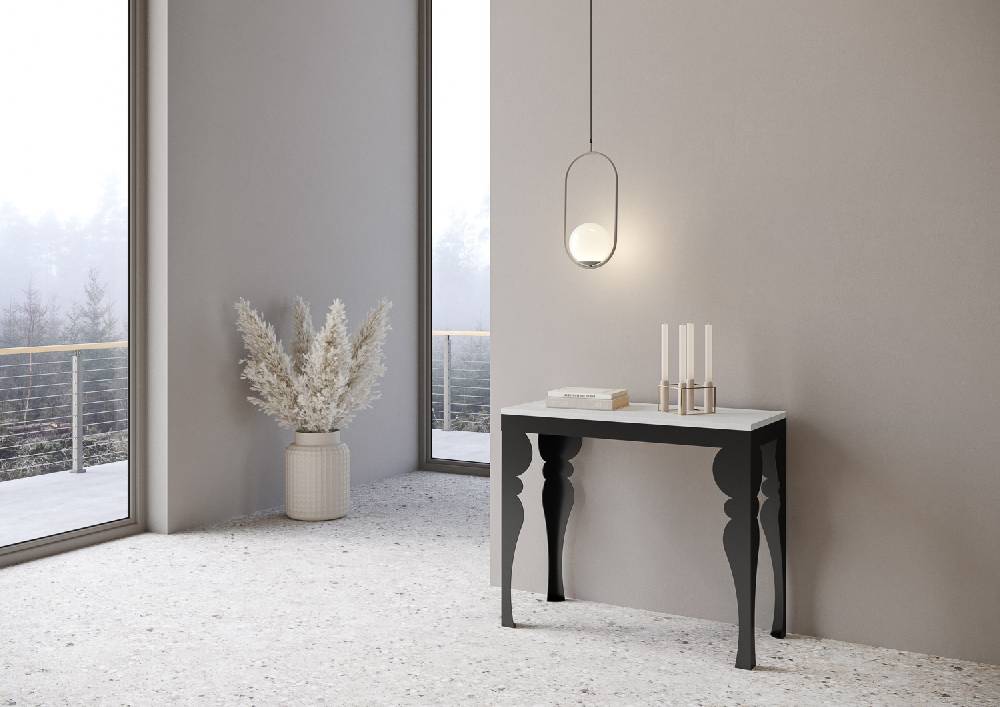 Itamoby Consolle Paxon Small Evolution Bianco Frassino telaio Antracite Prezzo basso