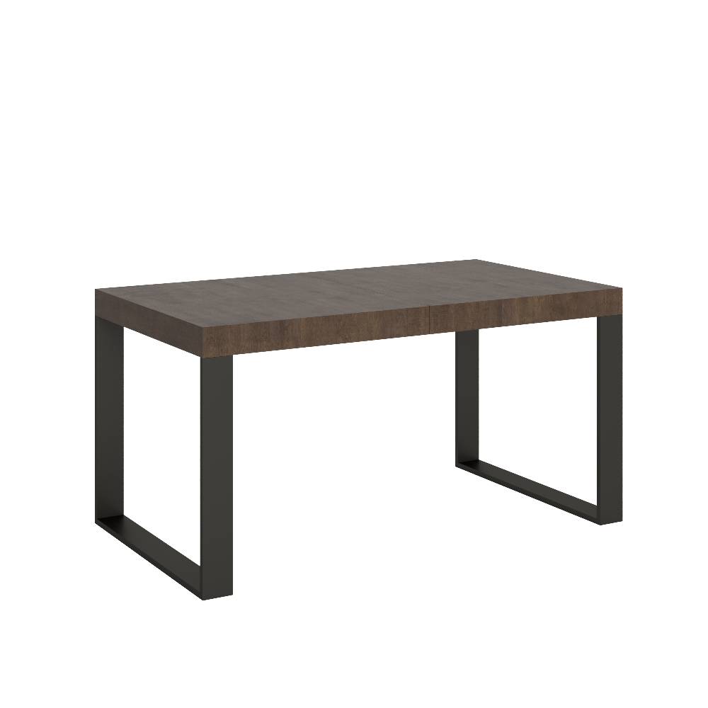 Itamoby Tavolo Tecno Allungabile piano Noce 90×160 Allungato 420 telaio Antracite Fino al 60% di sconto