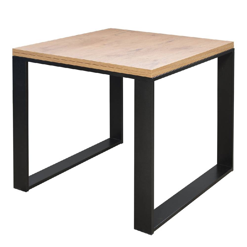 Itamoby Tavolo Tecno Libra Quercia Natura 90×90 Allungato 90×180 telaio Antracite Promozione