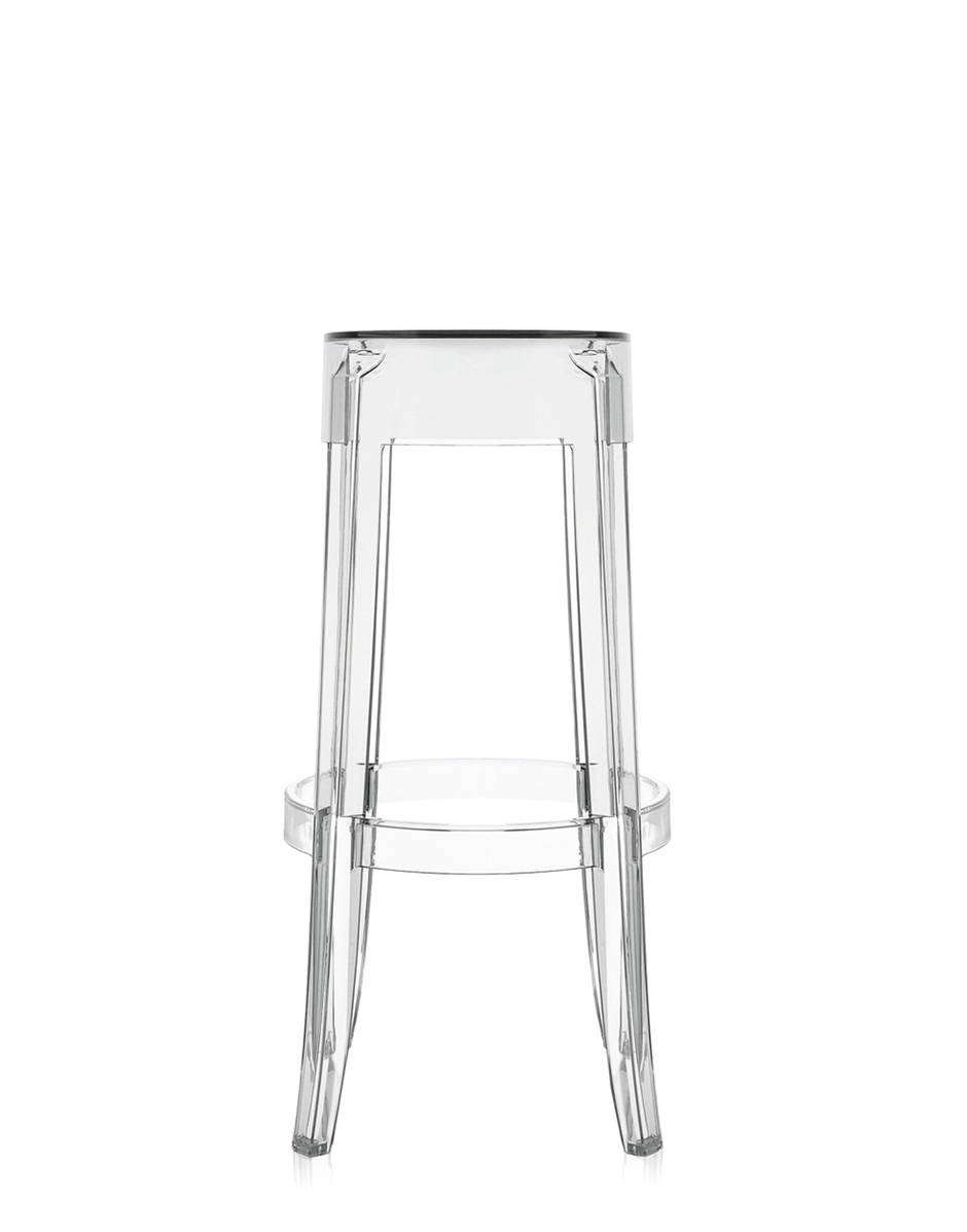 Kartell Charles ghost 75 cm (2 sgabelli) Philippe Starck In Saldo