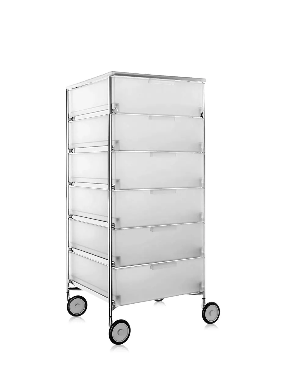 Kartell Mobil 6 cassetti con ruote Antonio Citterio con Oliver Löw Nuova
