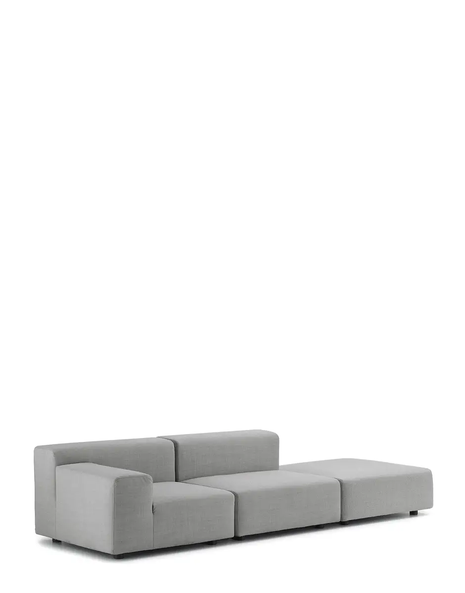 Kartell Plastics outdoor due posti + pouf Piero Lissoni 2025