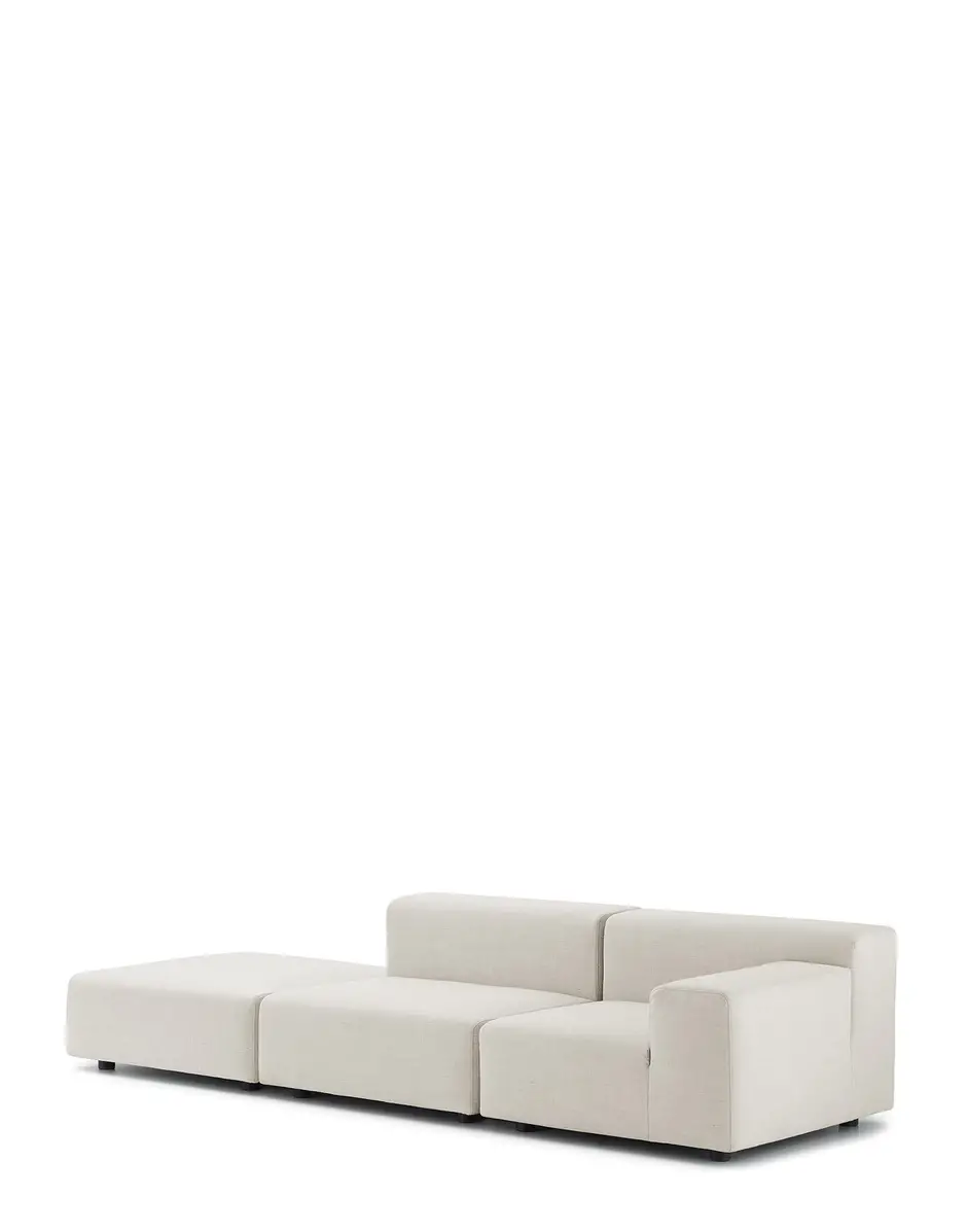 Kartell Plastics outdoor due posti + pouf Piero Lissoni Italy