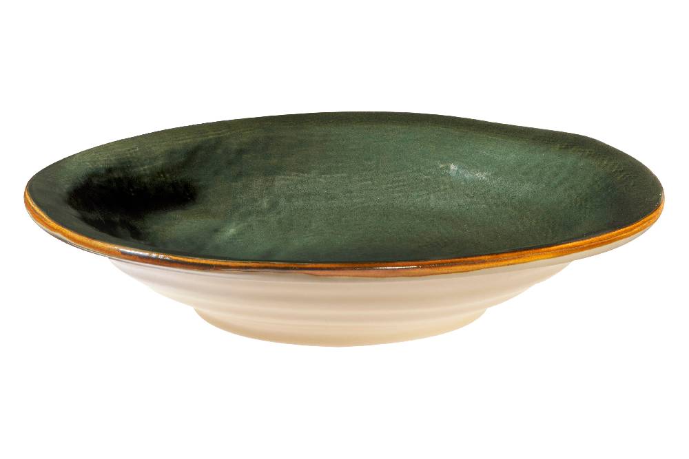 Novità Home Mediterraneo - piatto fondo verde Vendita Calda