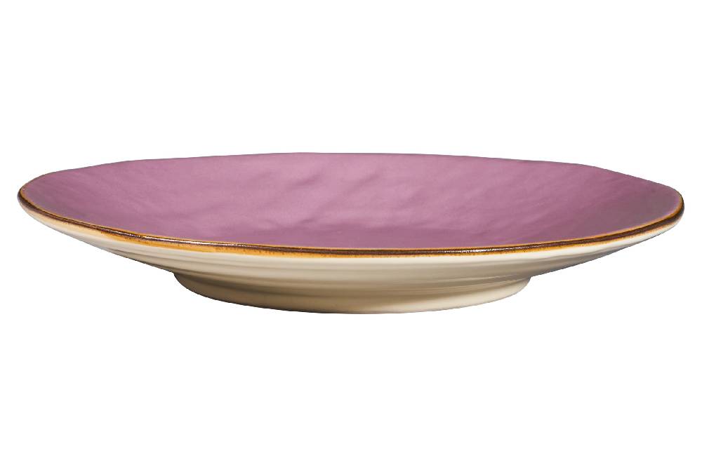 Novità Home Mediterraneo - Piatto Dessert Rosa Italia