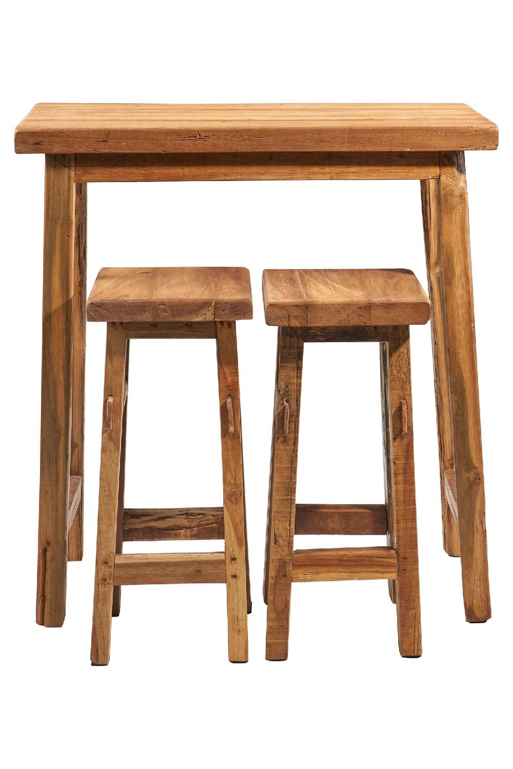 Novità Home Tavolo bar con due sgabelli set 1/3 Qualità