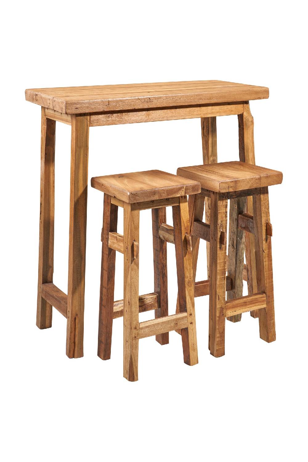 Novità Home Tavolo bar con due sgabelli set 1/3 Qualità