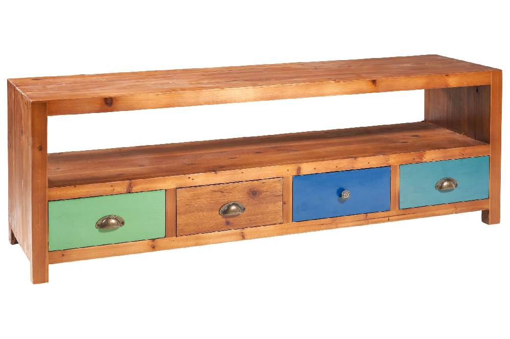 Novità Home Colour - porta tv 4 cassetti Outlet