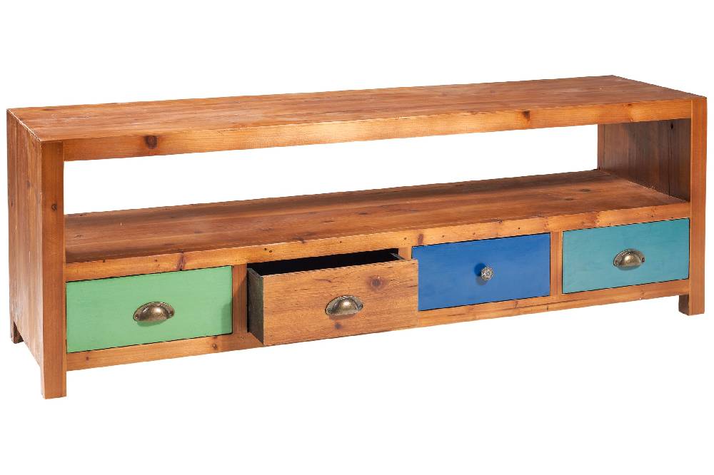 Novità Home Colour - porta tv 4 cassetti Outlet