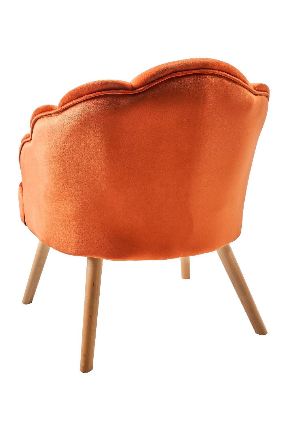 Novità Home Cloud - poltrona velluto orange Vendita Economica