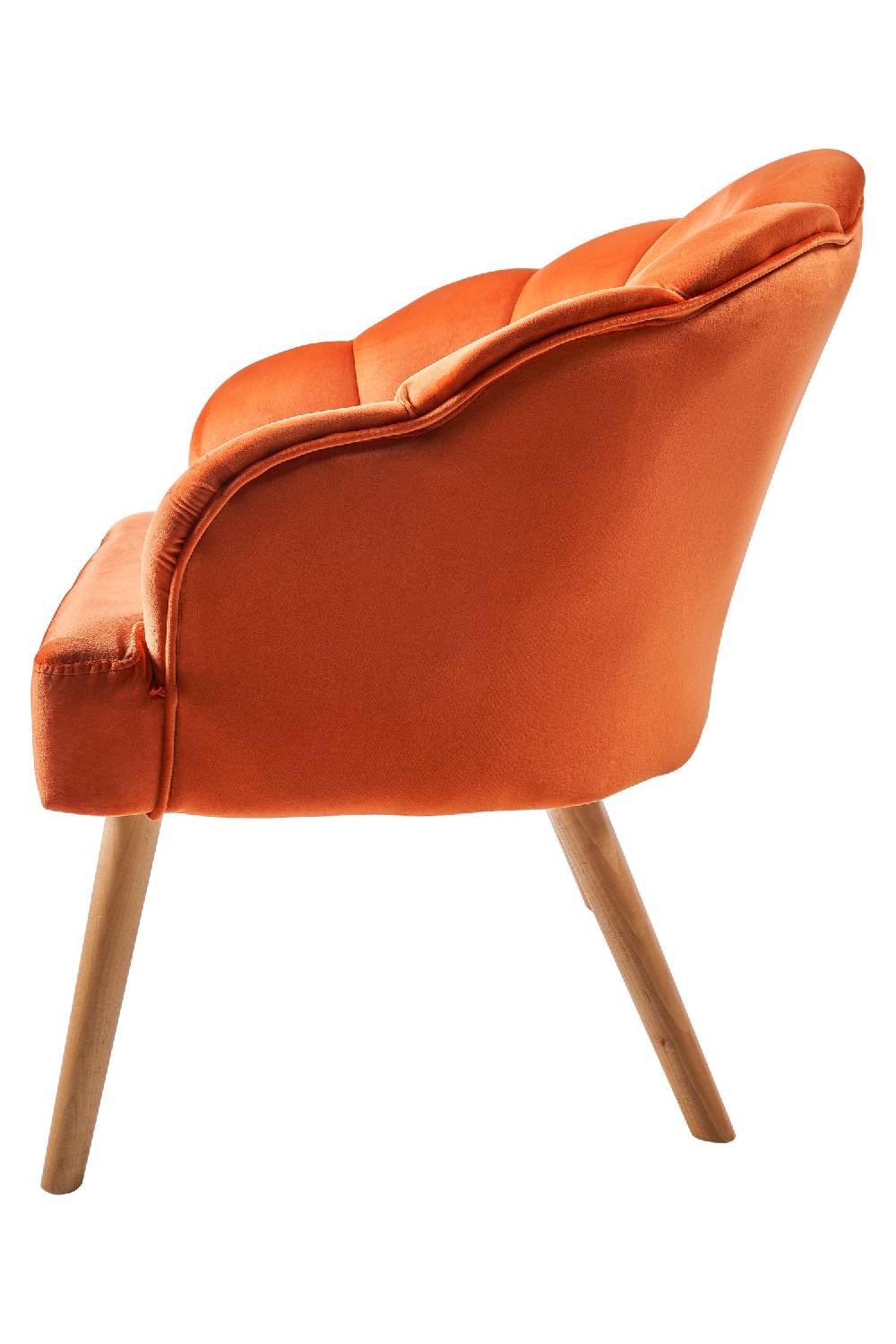 Novità Home Cloud - poltrona velluto orange Vendita Economica