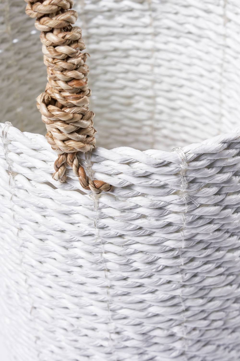 Novità Home Cestino in Seagrass Bianco Promozione Limitata