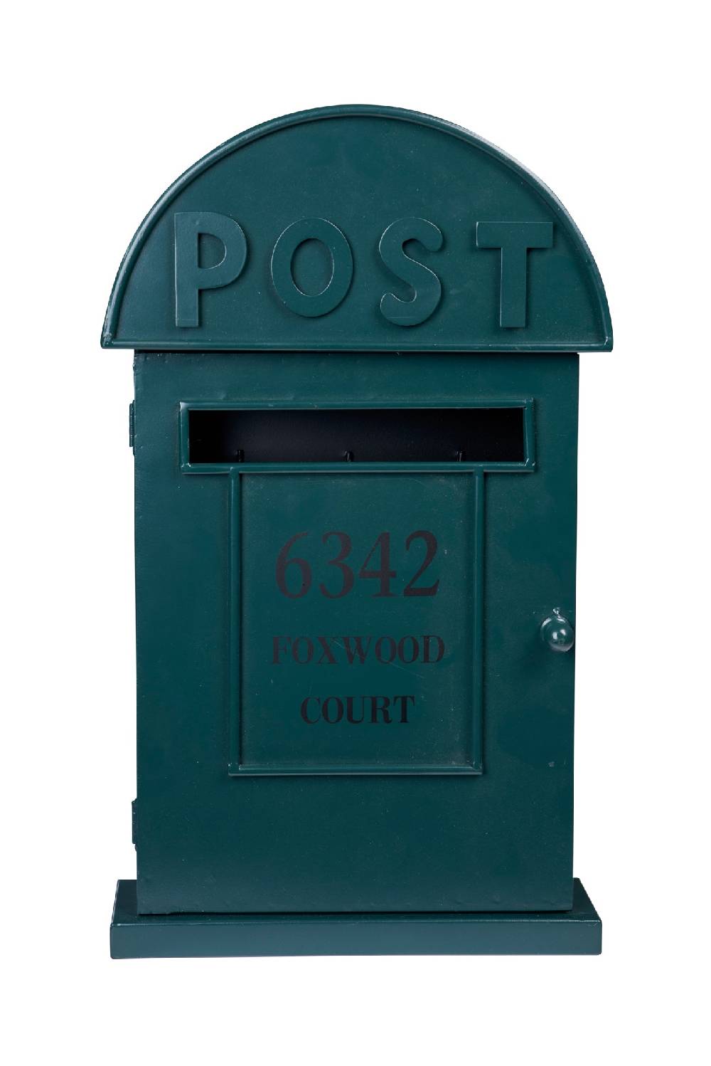Novità Home Cassetta posta porta chiavi in metallo verde Negozio