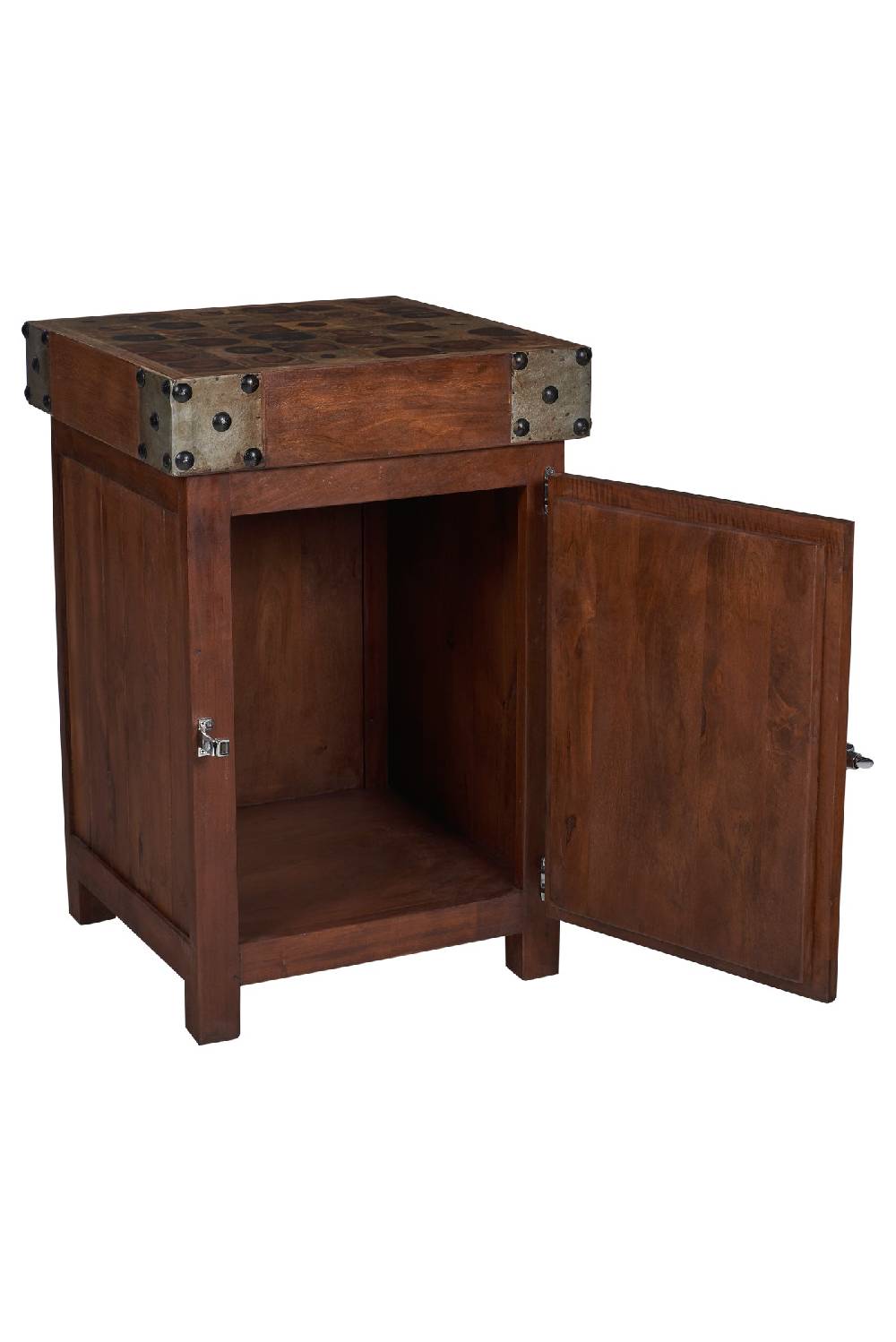 Novità Home Butcher - credenza piccola tagliere con 1 sportello in legno Nuova