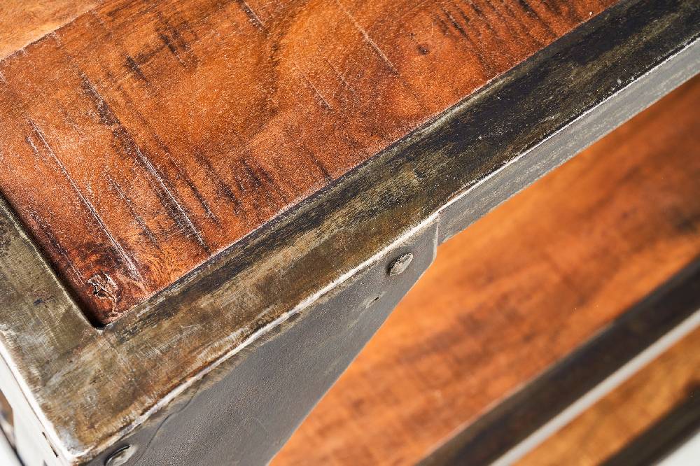 Novità Home Bristol - etagere in legno di recupero e metallo con ruote Offerta natalizia