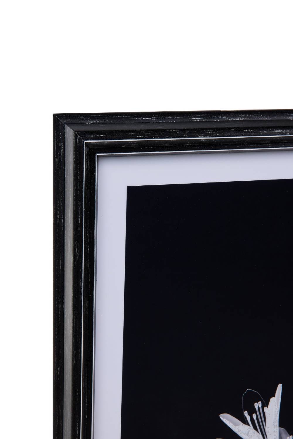 Novità Home Gallery - Stampa Fiore In Bianco E Nero Vendita