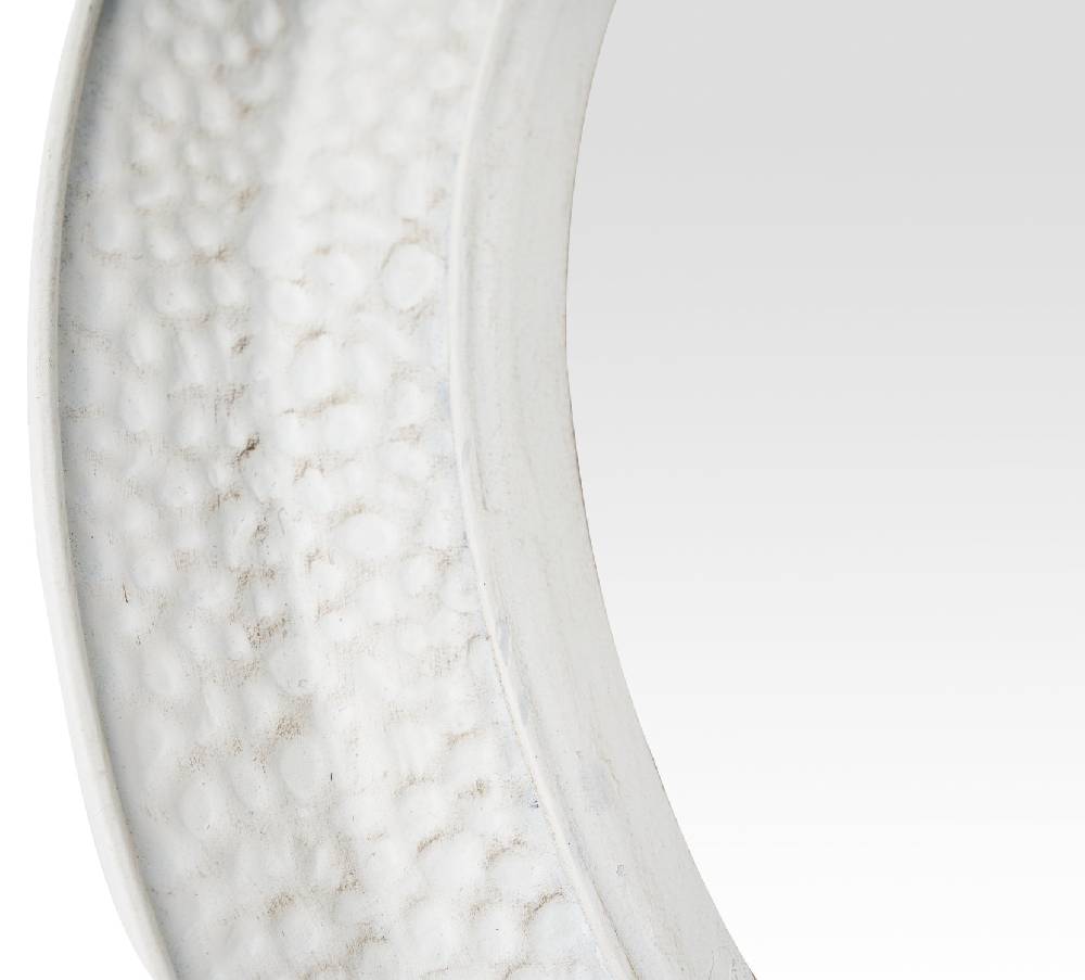 Novità Home Balera - specchio rotondo bianco martellato Hotsell
