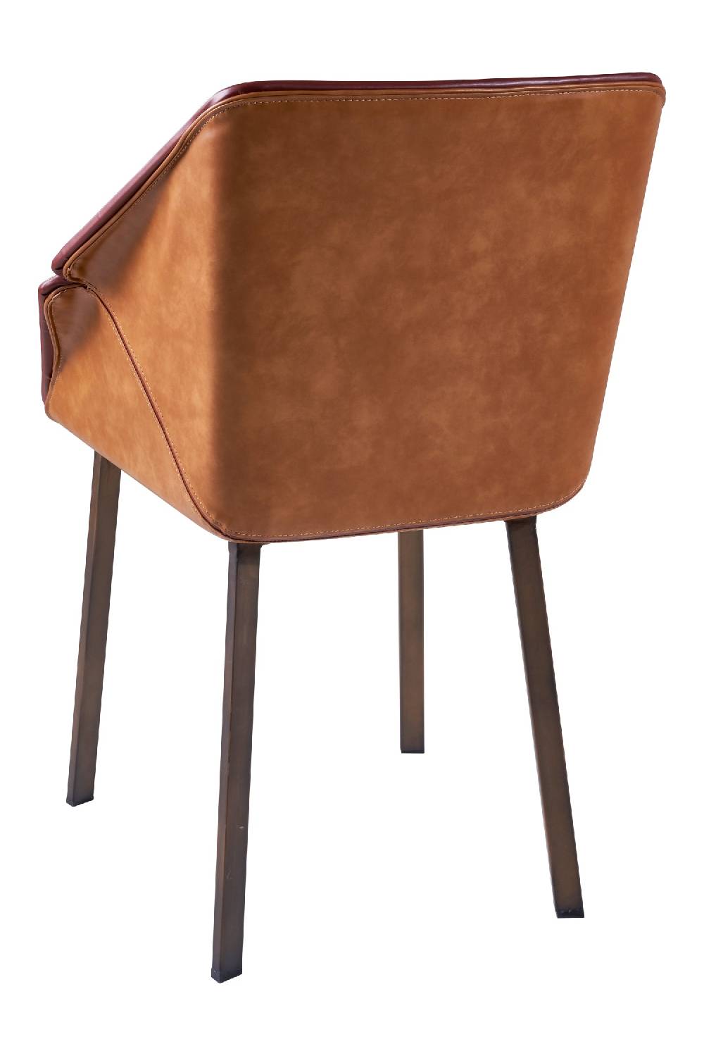 Novità Home Adonis sedia - imbottita interno marrone esterno beige In Linea