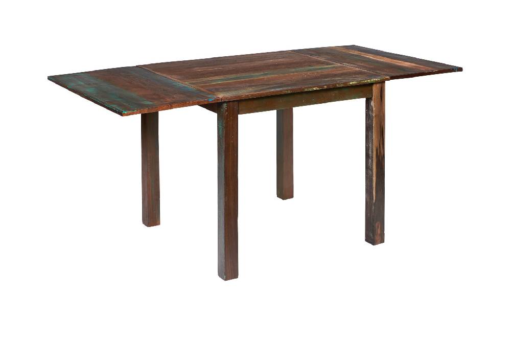 Novità Home Tavolo pranzo in legno di recupero prolunghe estraibili Sconto