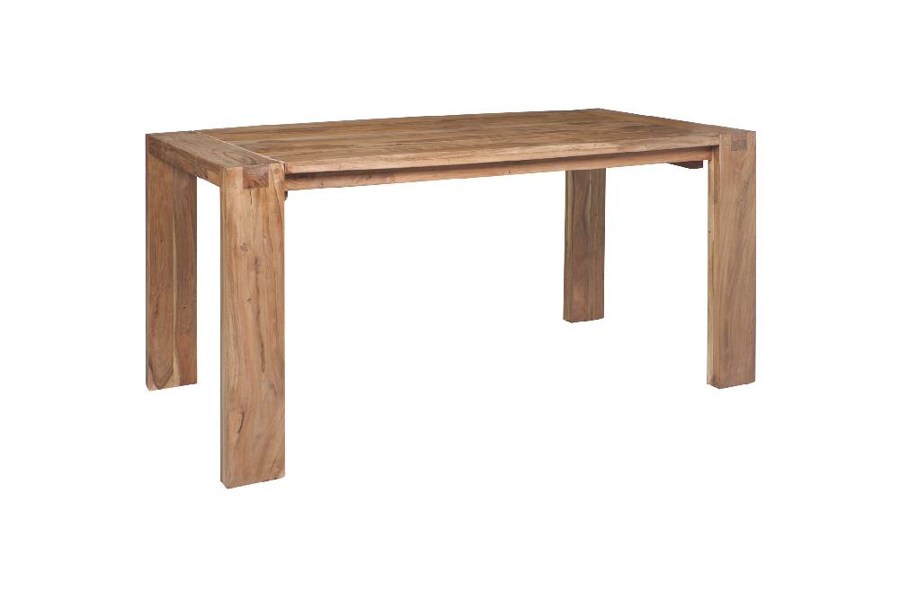 Novità Home Stone - Tavolo da Pranzo in Legno di Acacia con Prolunghe Estraibili Offerta
