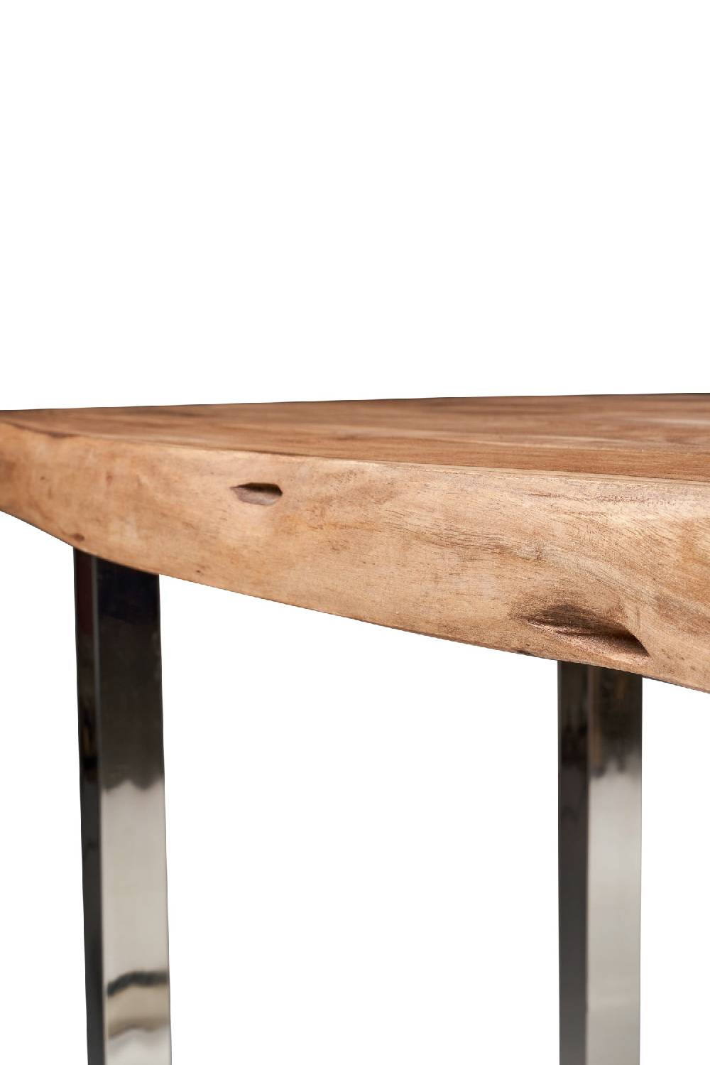 Novità Home Melburne - tavolo acacia con gambe color acciaio Saldi