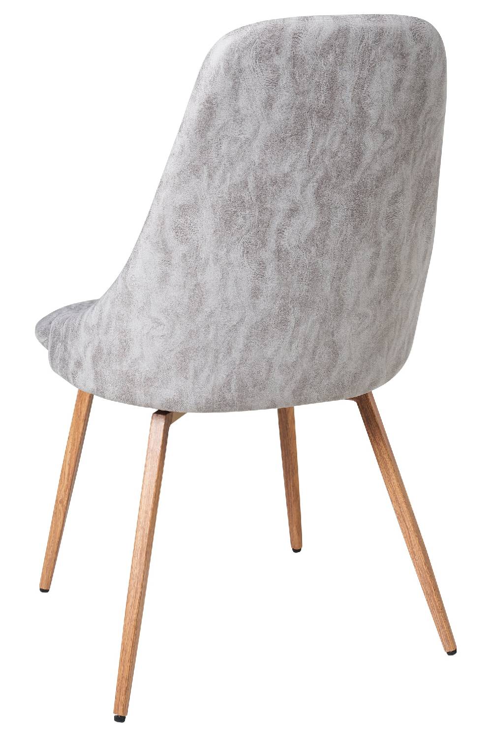 Novità Home Terese - sedia giro 180 grigia chiara Vendite Flash