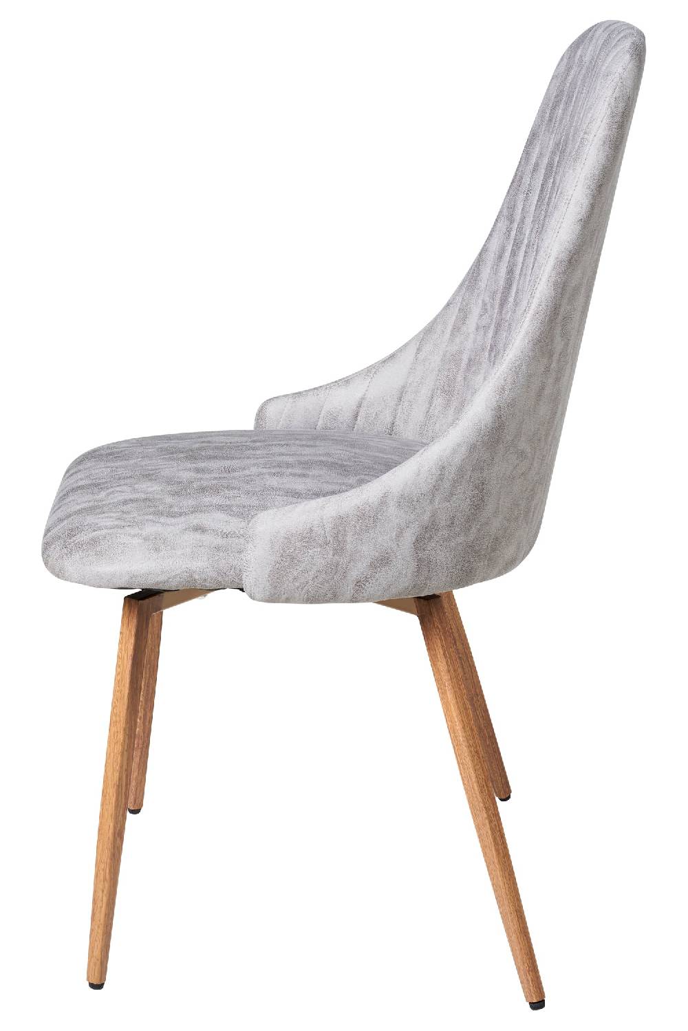 Novità Home Terese - sedia giro 180 grigia chiara Vendite Flash