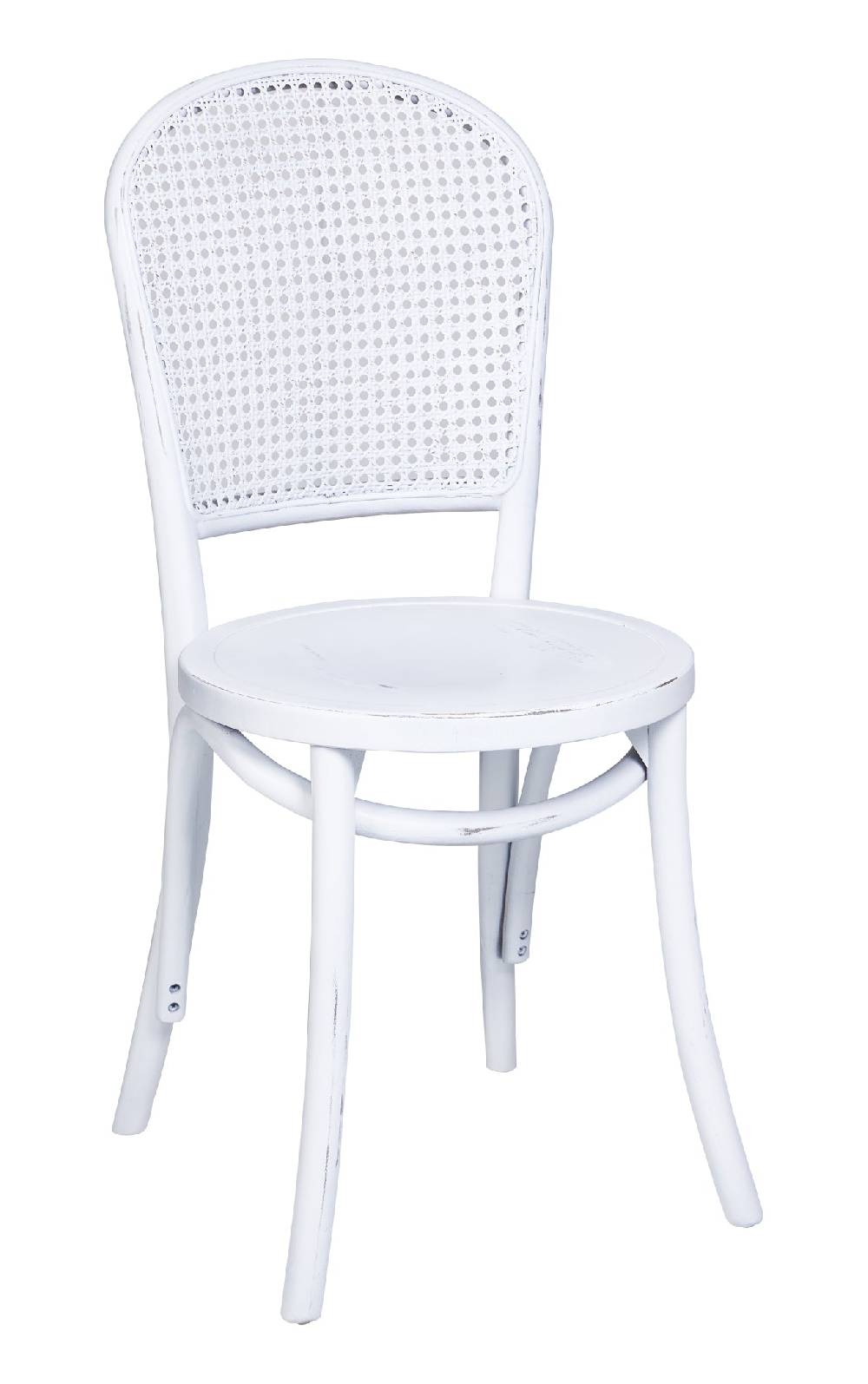 Novità Home Sedia legno white washed schienale paglia di vienna In Saldo