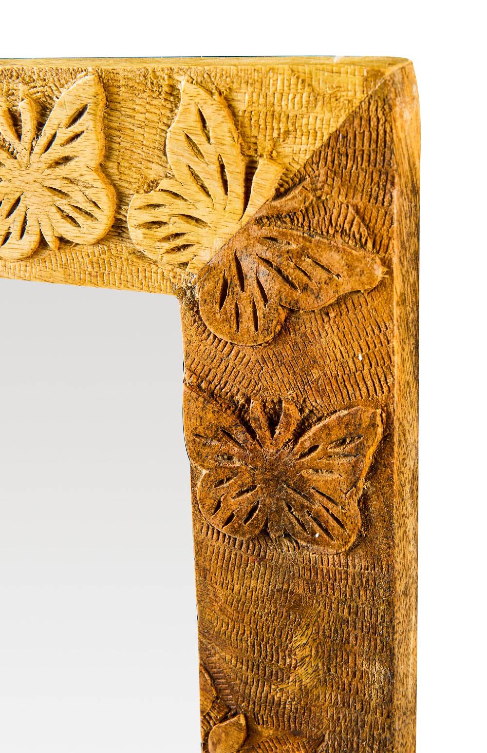Novità Home Wood - Specchio Con Intarsi E Farfalle Qualità