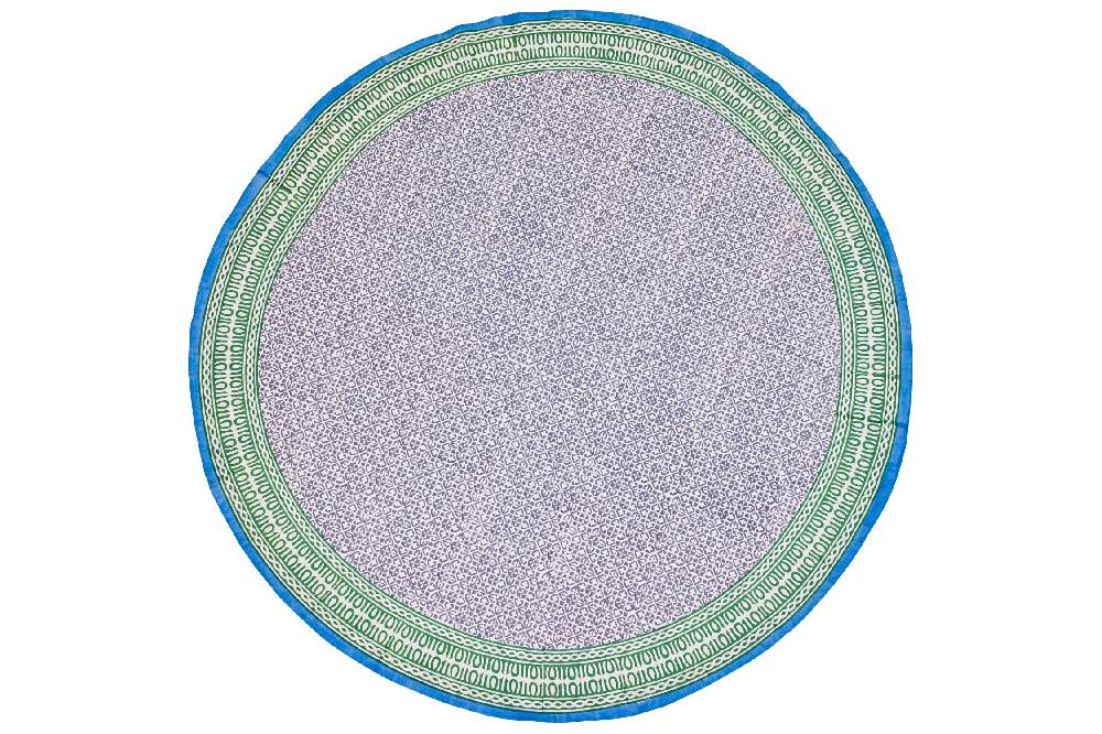 Novità Home Vinaigrette - Tovaglia Rotonda Verde Blue Diam.180 Promozione