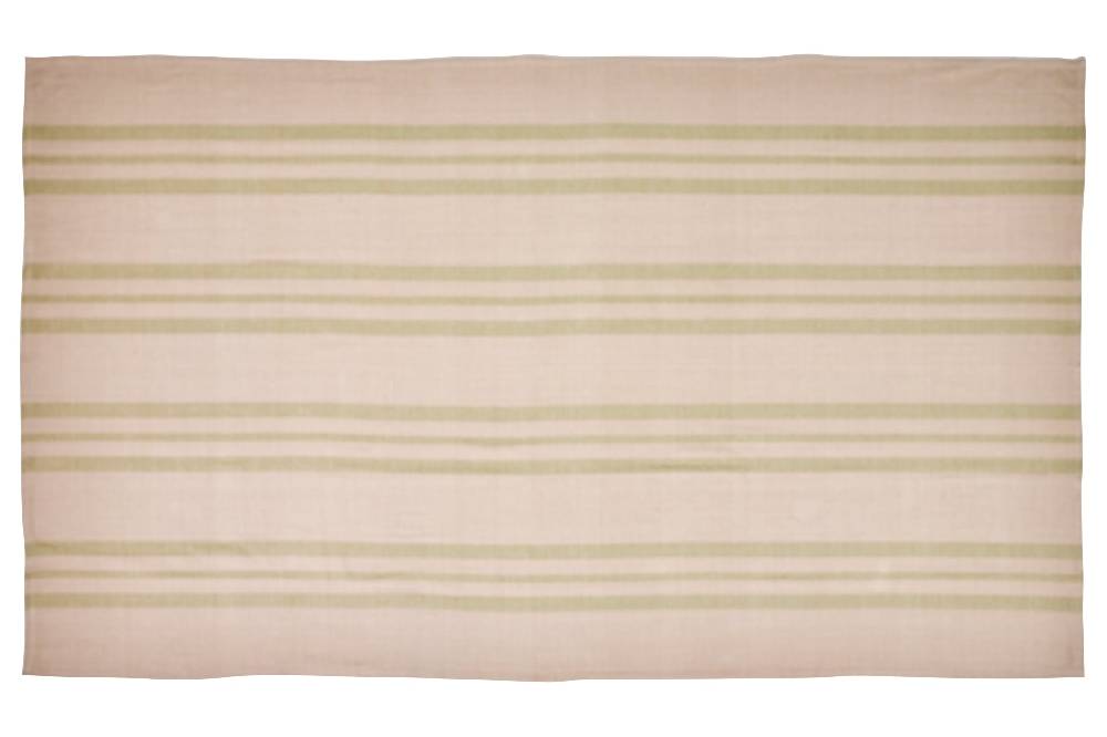 Novità Home Favignana - Tovaglia Trama Telaio Naturale Riga Verde 140X240 Fino Al -60%