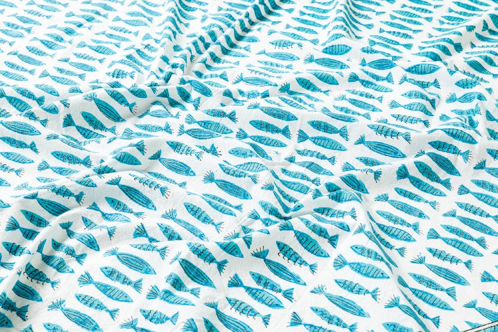 Novità Home Poissons - Tovaglia Rettangolare 140X180 Affare Del Giorno