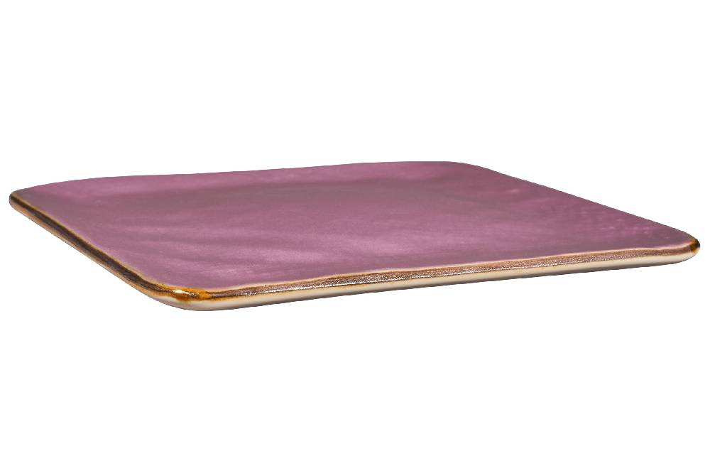 Novità Home Mediterraneo - Piattino Quadrato Pane Rosa Convenienza