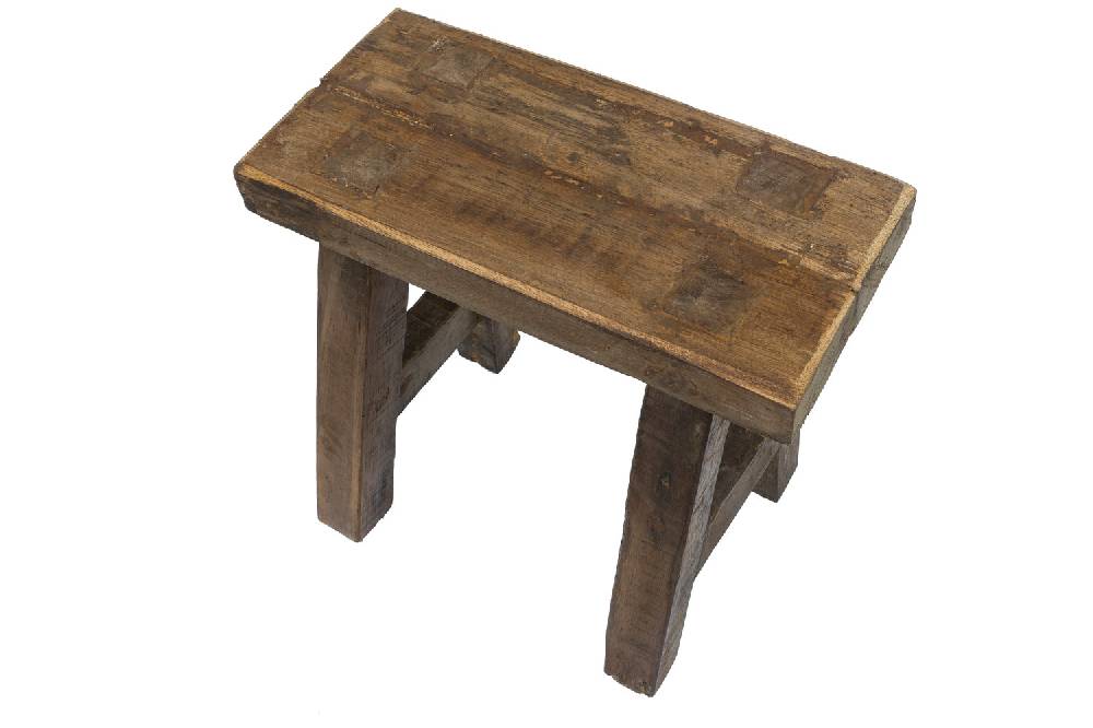 Novità Home Sgabello Legno Di Recupero In Vendita
