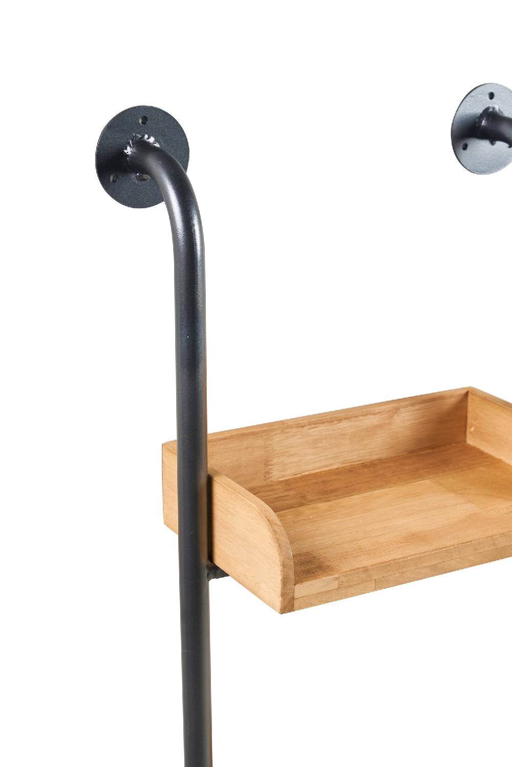 Novità Home Utility - 3 Mensole In Legno Con Supporto In Ferro Saldi