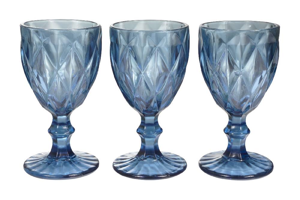 Novità Home Louis - Calice Vino In Vetro Blue Saldi Di Fabbrica