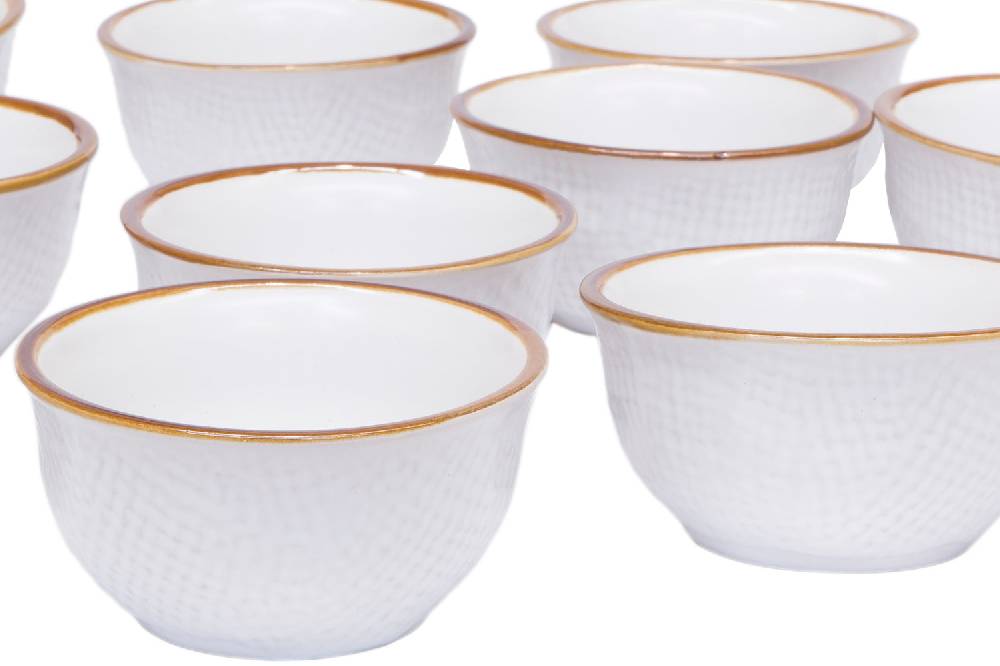 Novità Home Mediterraneo - Ciotolina Pinzimonio - Colore Bianco 50% di sconto per tempo limitato