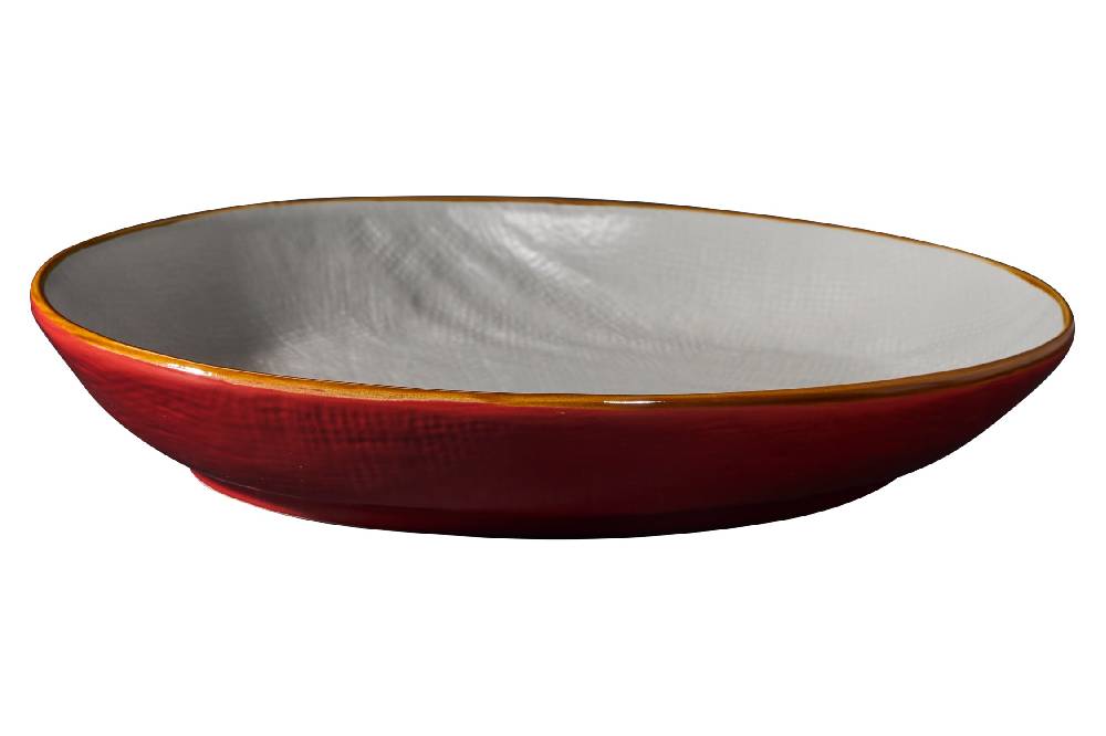 Novità Home Mediterraneo - Vassoio Ovale Bordo Alto - Colori Assortiti Negozio