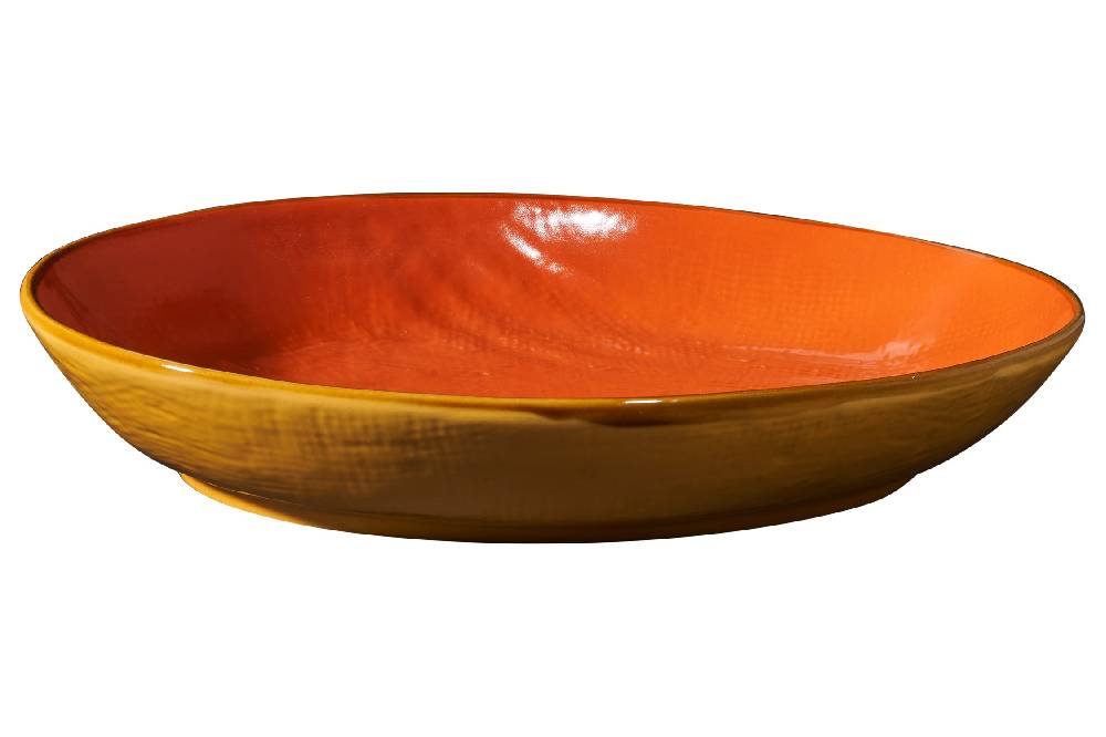 Novità Home Mediterraneo - Vassoio Ovale Bordo Alto - Colori Assortiti Negozio