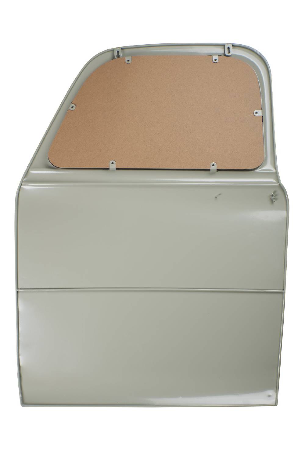Novità Home Sportello auto - specchio in metallo tortora con decoro Vendita