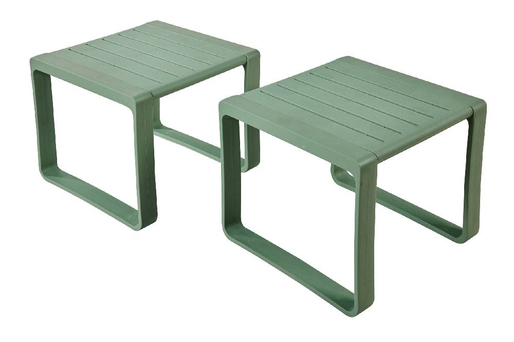 Novità Home Ajobi - Set 1/5 da esterno In Pp Verde Salvia Saldi