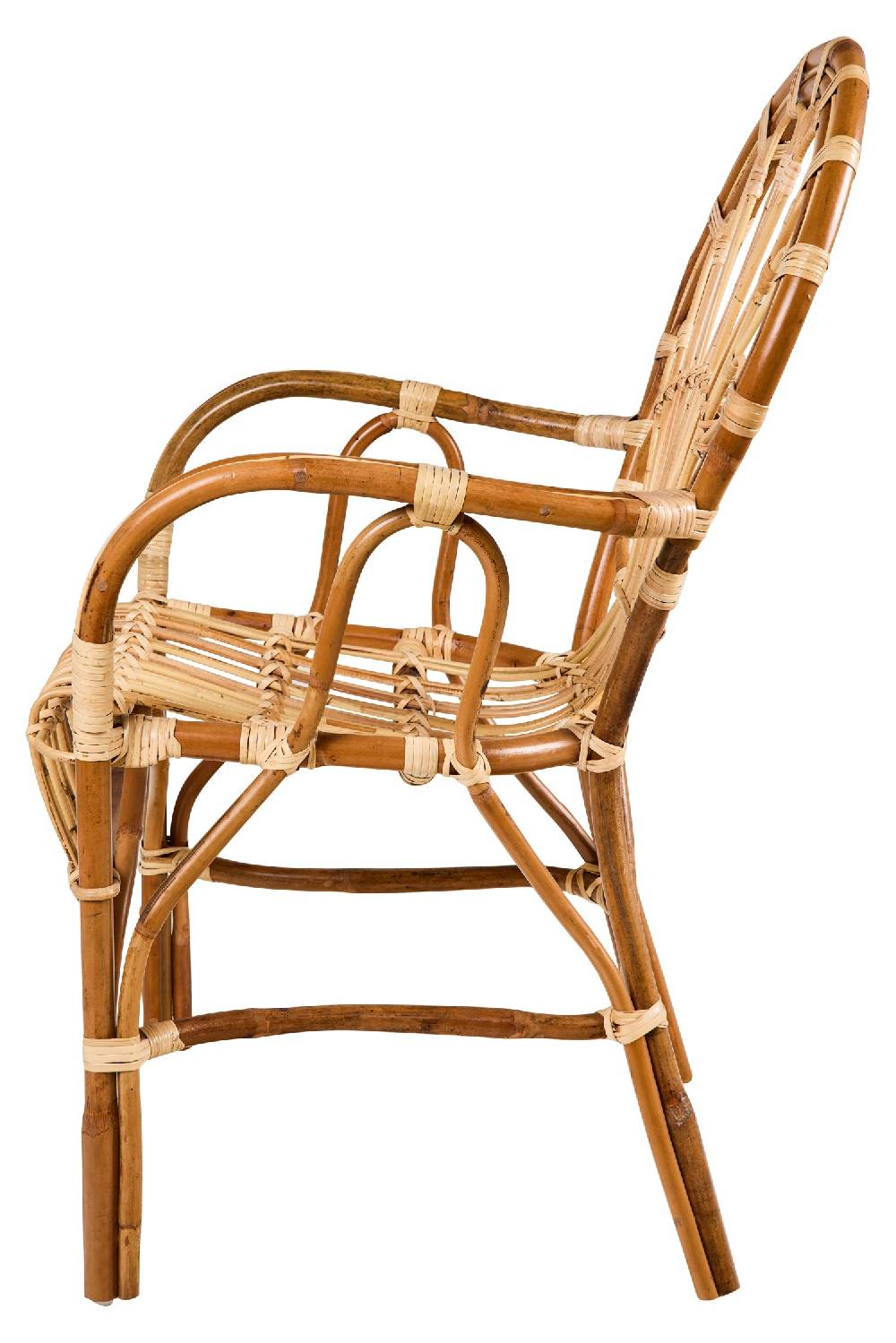 Novità Home Zaira - Poltroncina Rattan Con Braccioli Hotsell