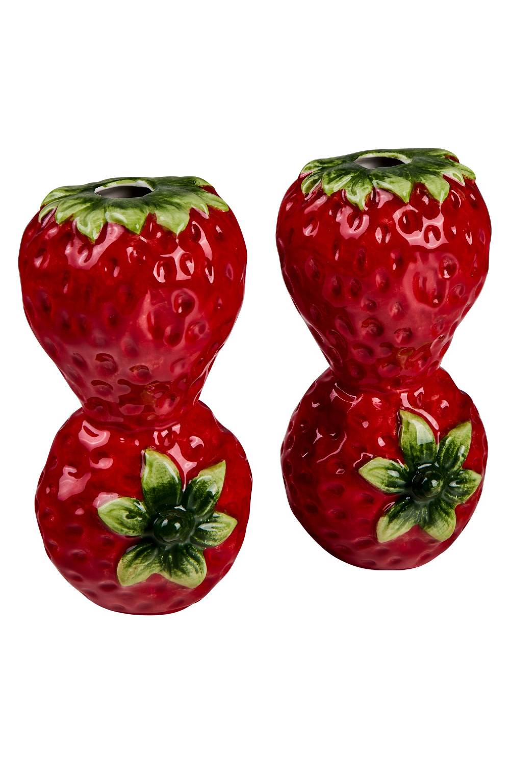Novità Home Melfi - Vasetti Fragole In Ceramica Set 1/2 Qualità Garantita